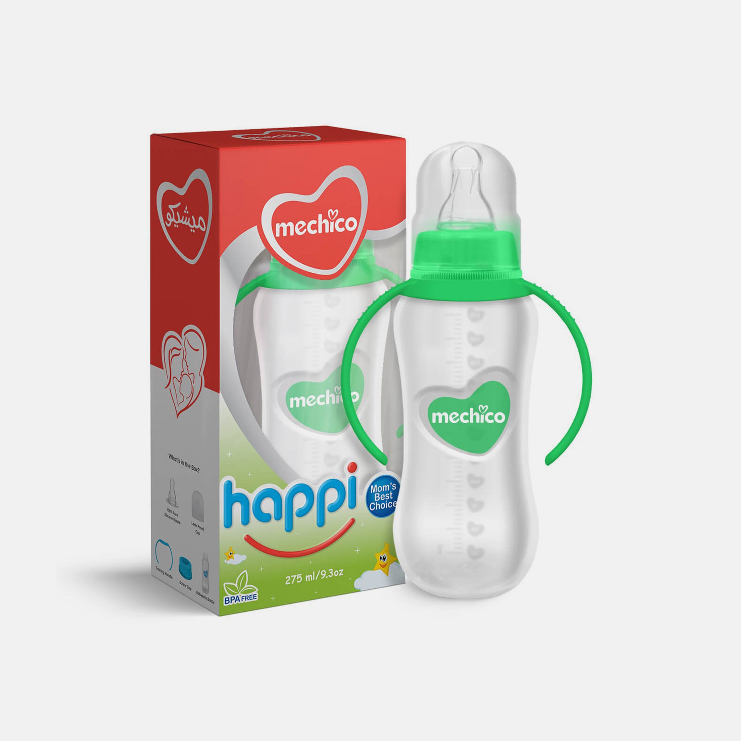 Mechico Baby Happi Feeding Bottle 275ML