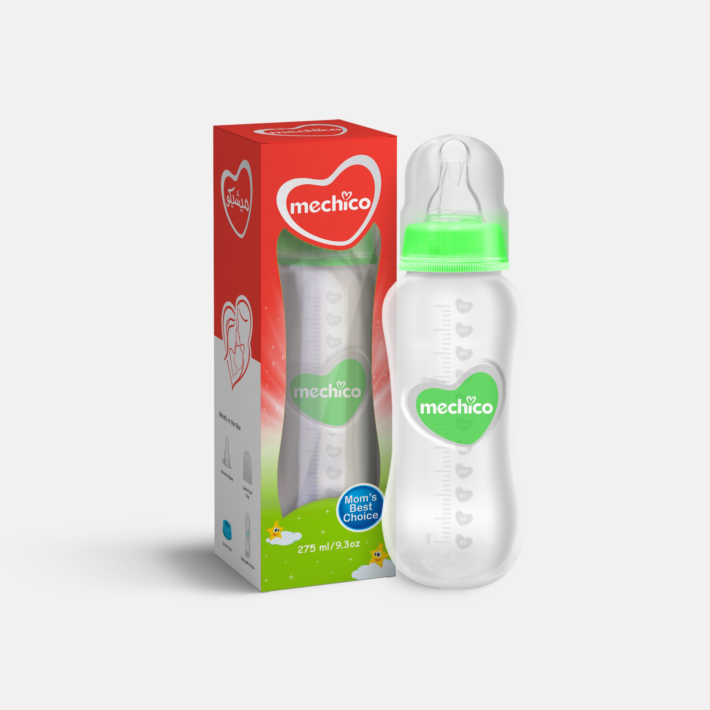 Mechico Baby Regular Feeding Bottle 275ML