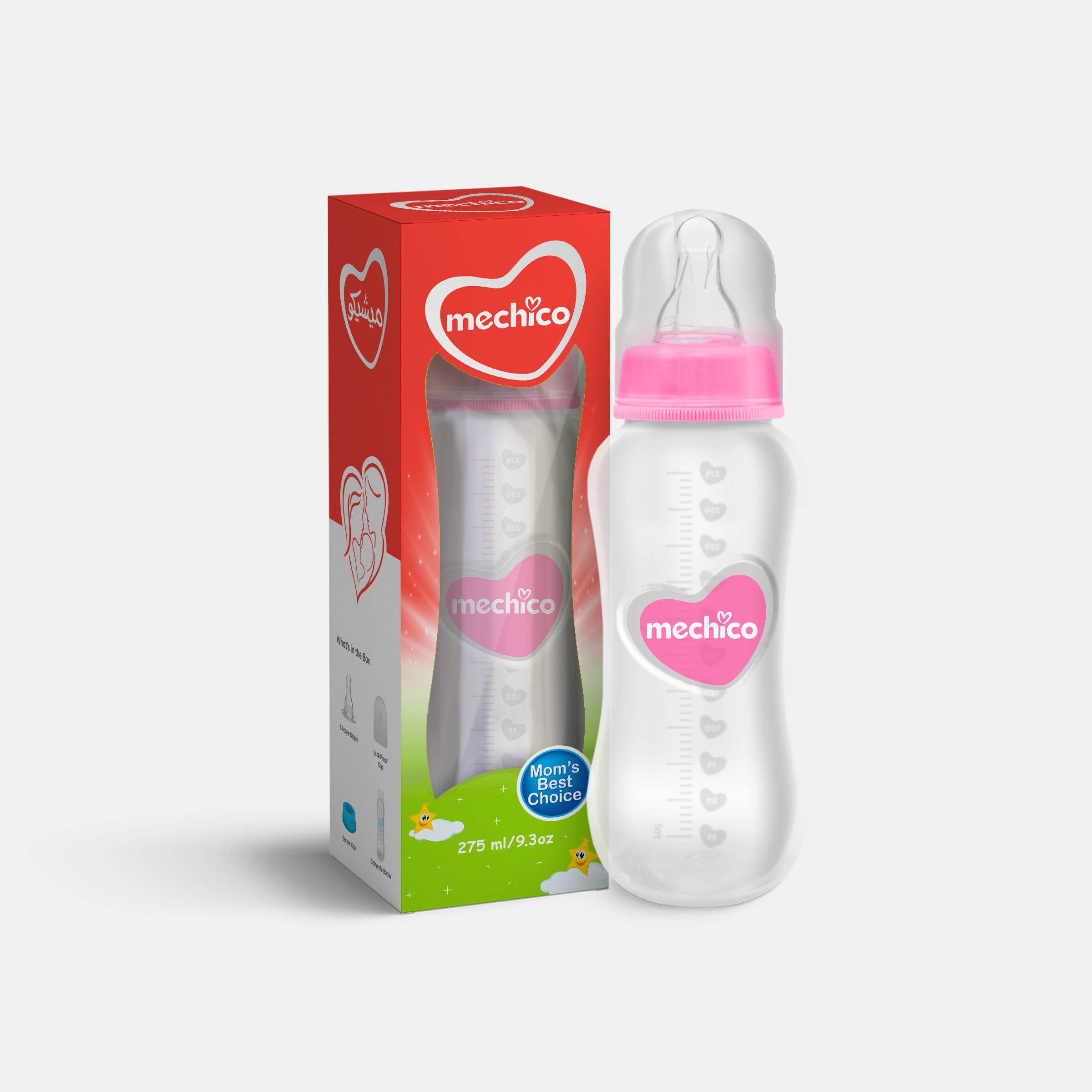 Mechico Baby Regular Feeding Bottle 275ML