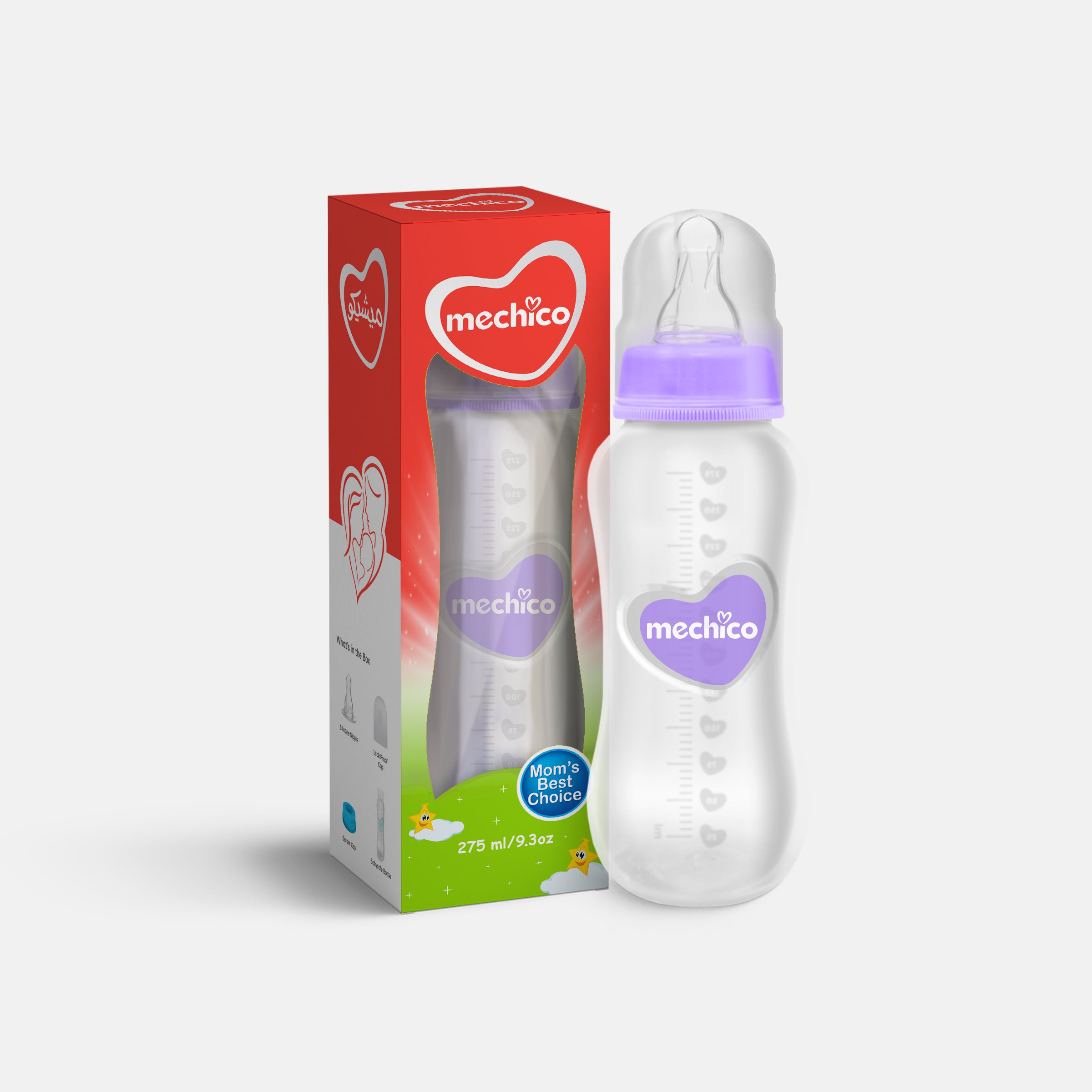 Mechico Baby Regular Feeding Bottle 275ML
