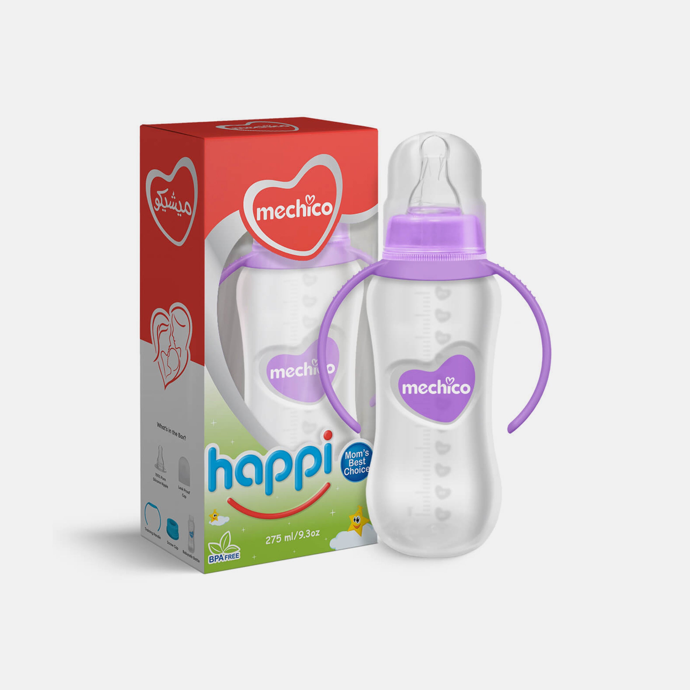 Mechico Baby Happi Feeding Bottle 275ML