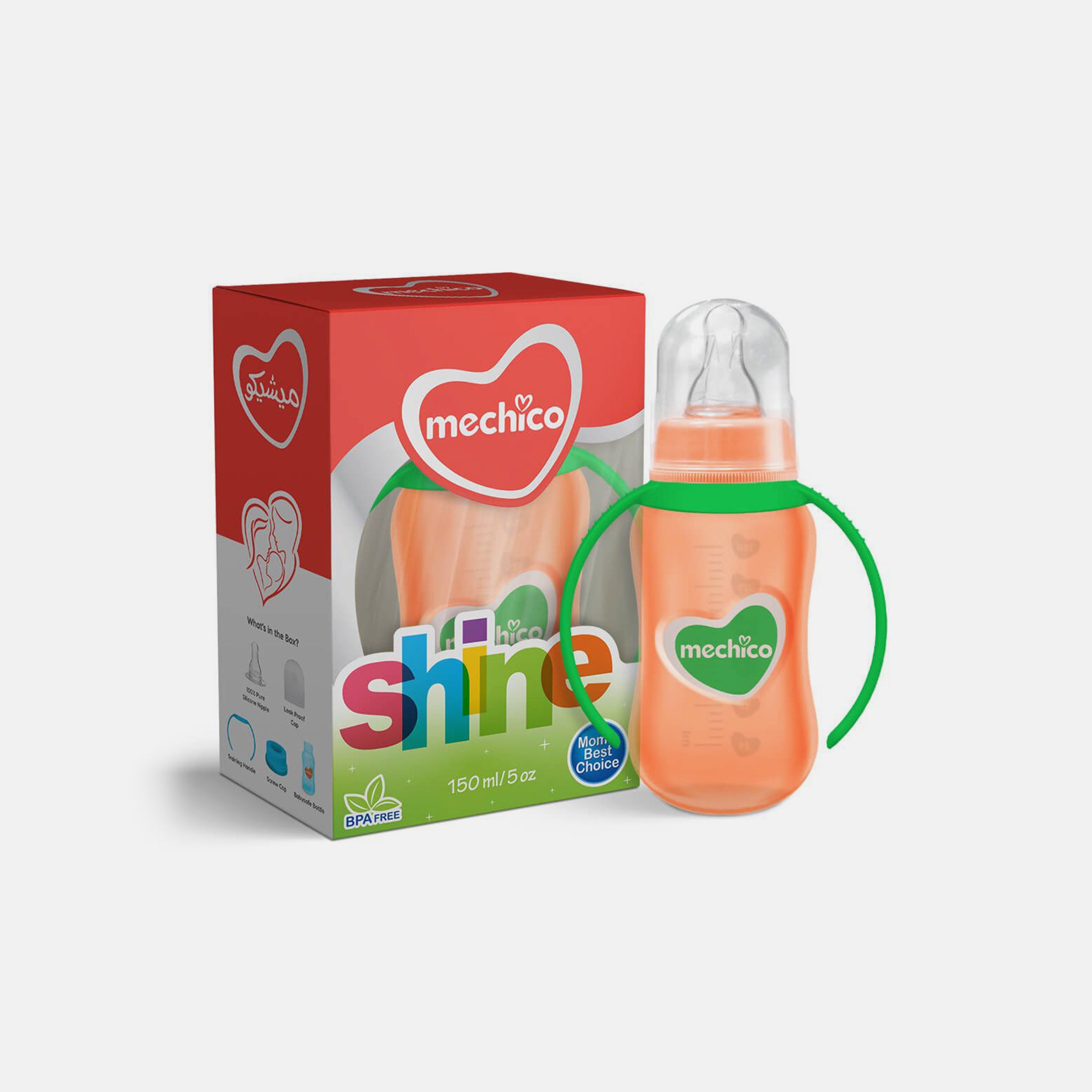 Mechico Baby Shine Feeding Bottle 150ML