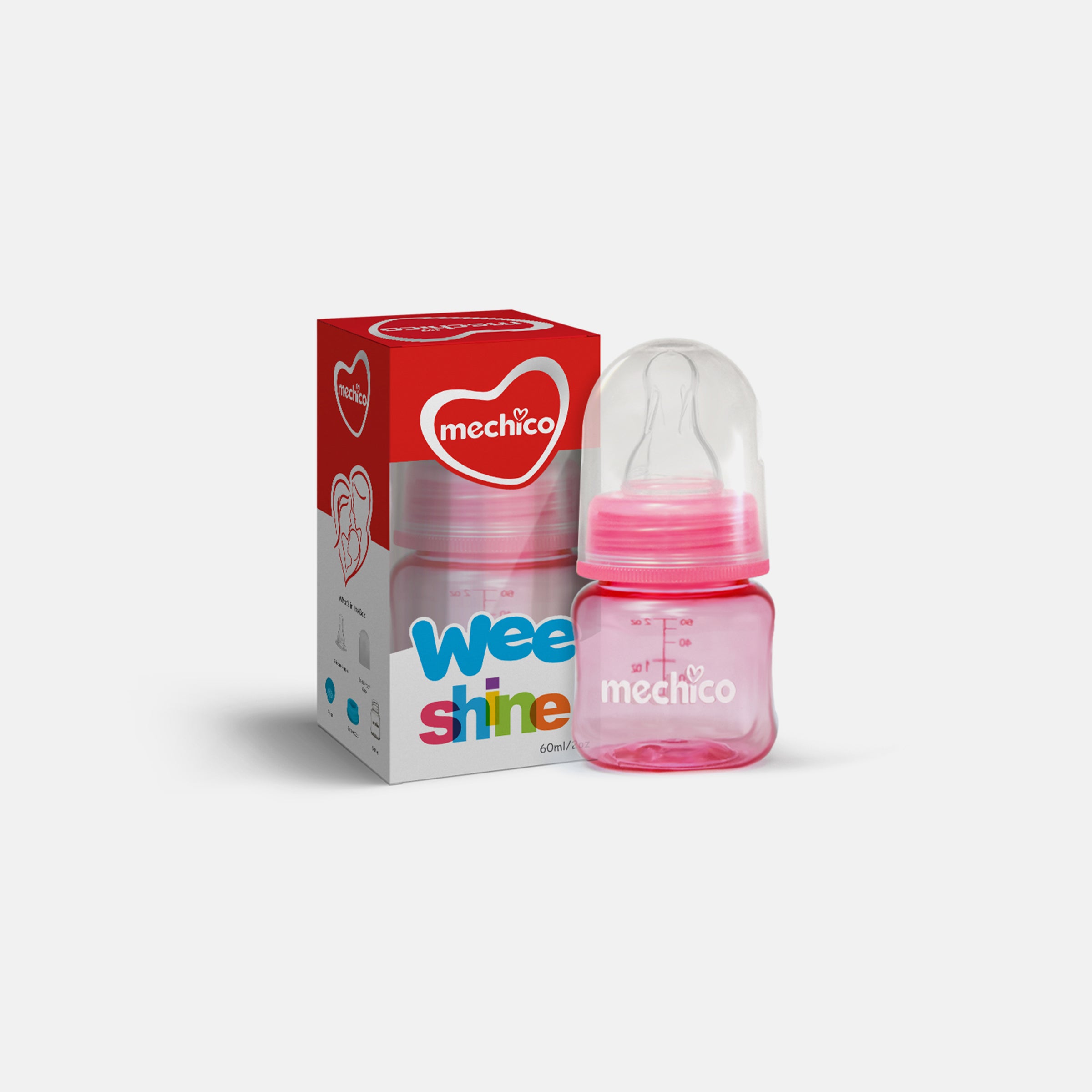 Mechico Baby Wee Shine Feeding Bottle 60ML
