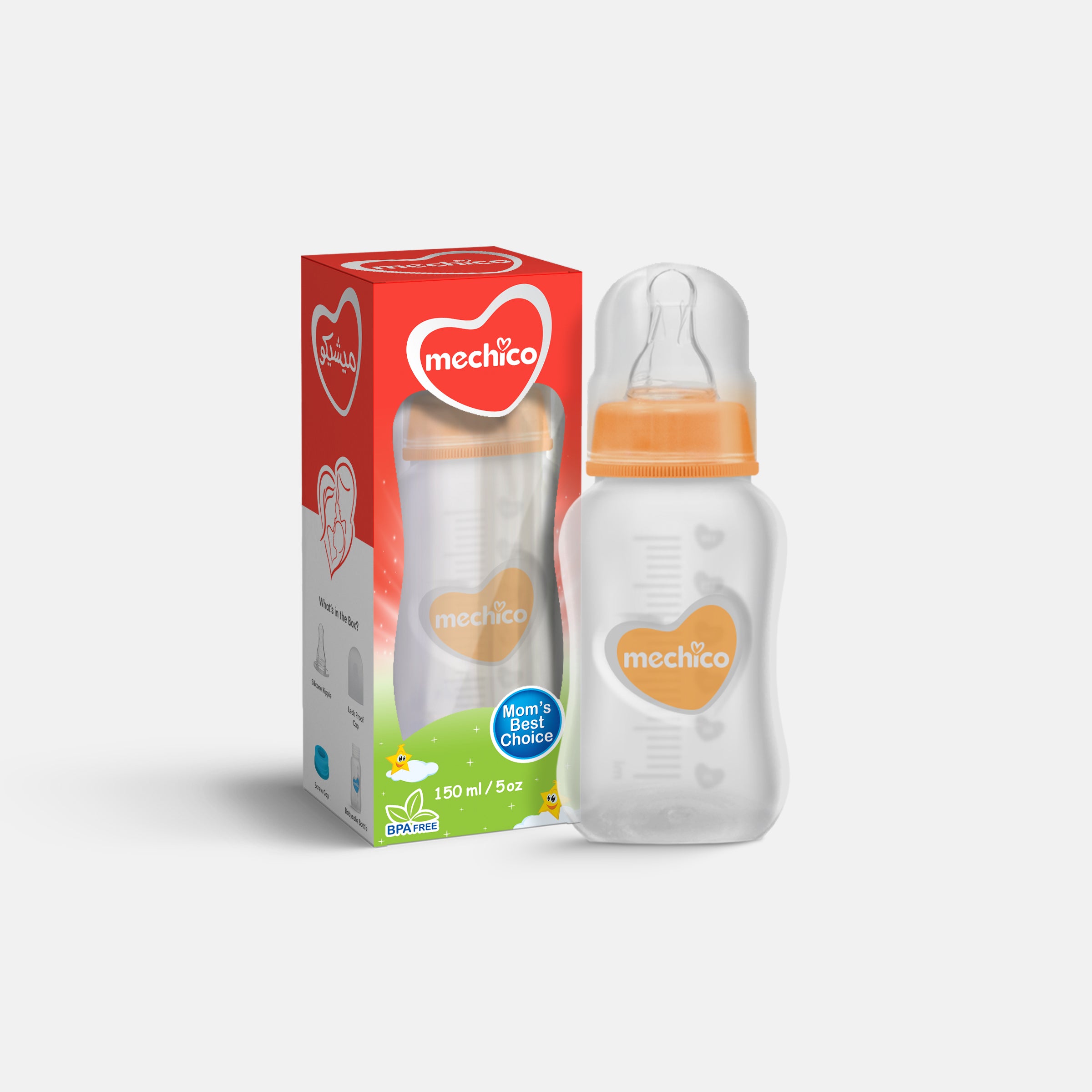 Mechico Baby Regular Feeding Bottle 150ML