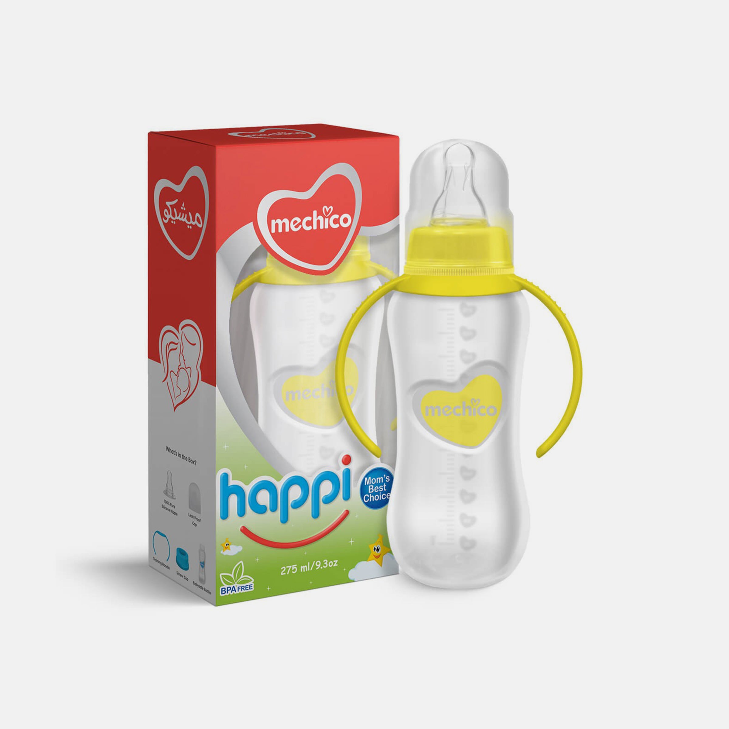 Mechico Baby Happi Feeding Bottle 275ML