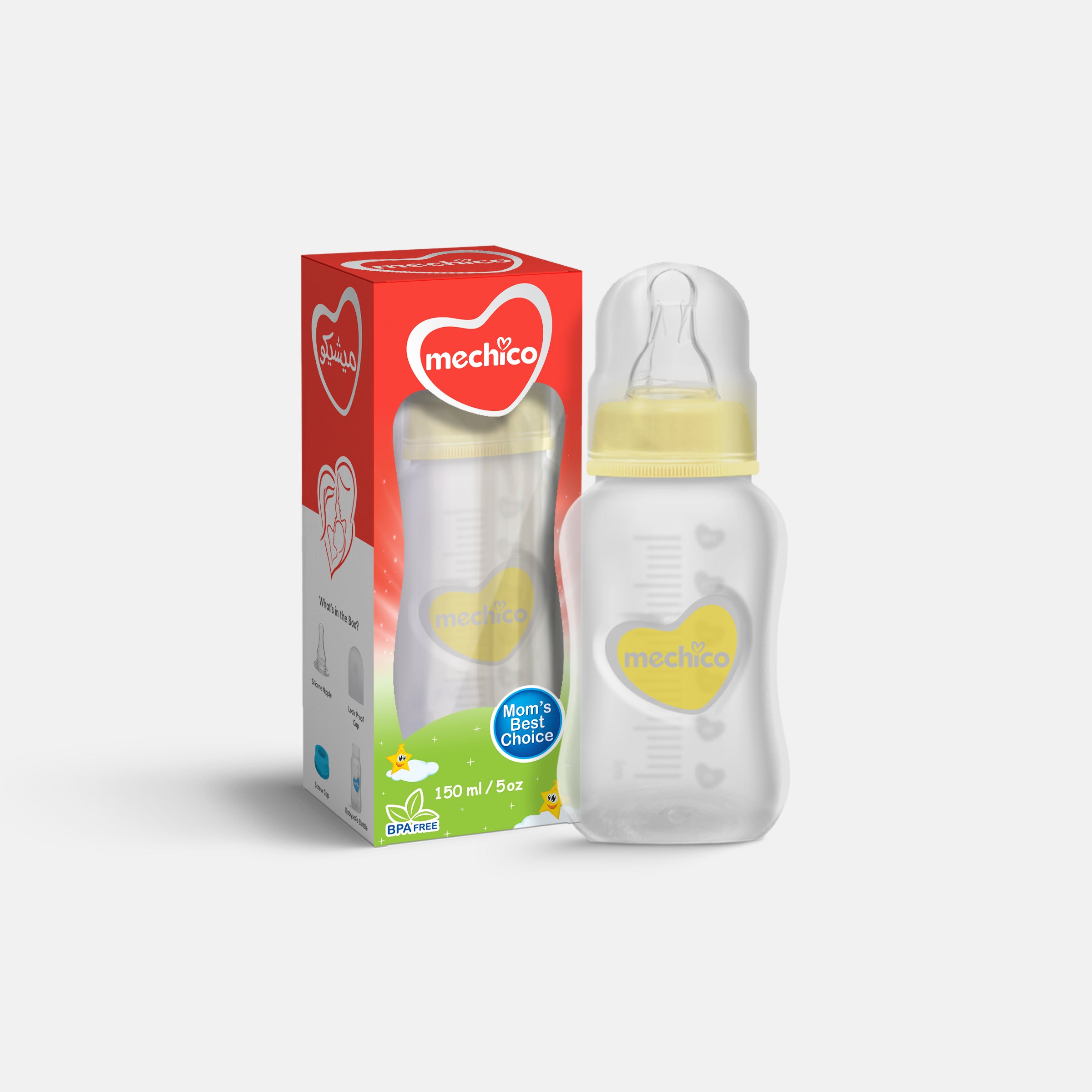 Mechico Baby Regular Feeding Bottle 150ML