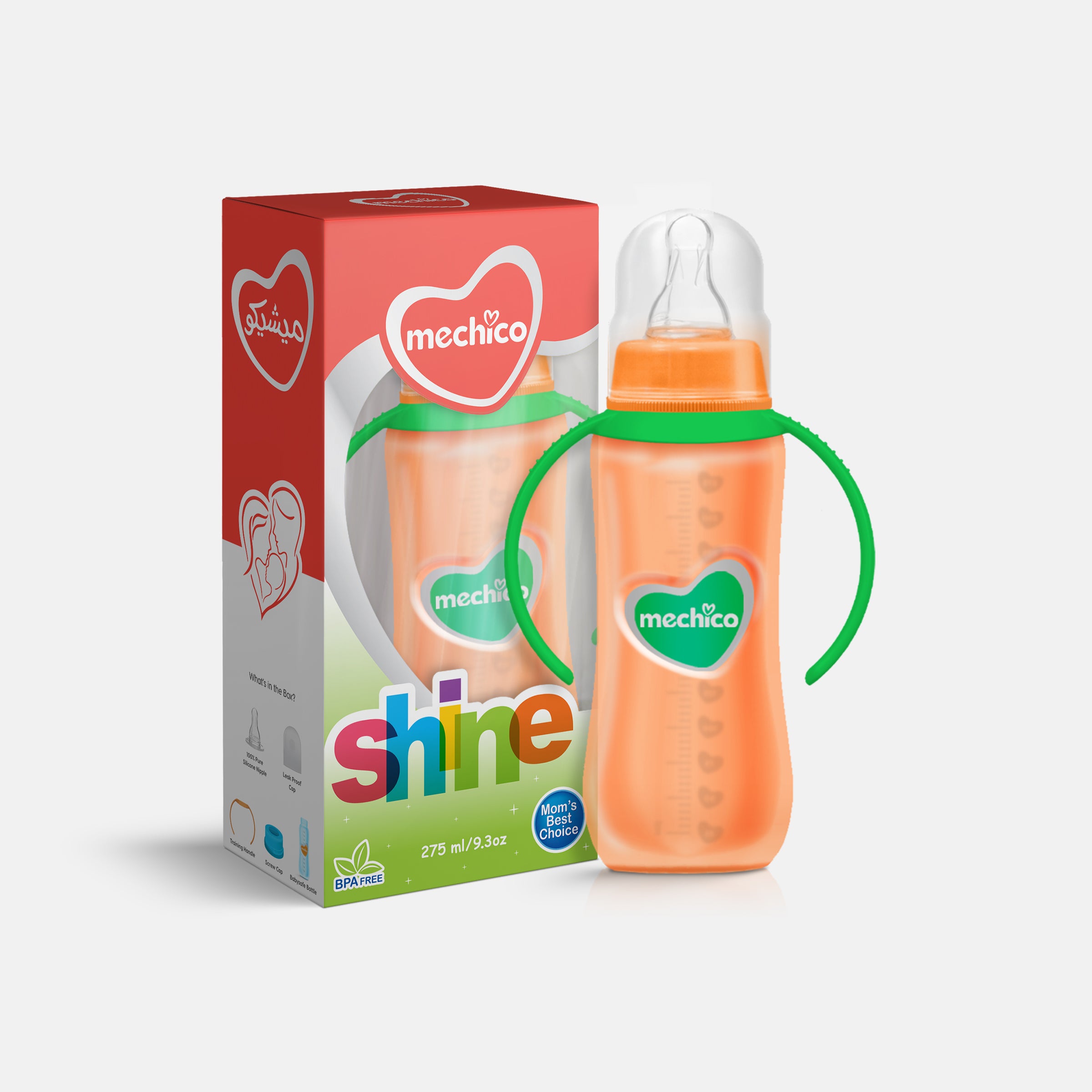Mechico Baby Shine Feeding Bottle 275ML