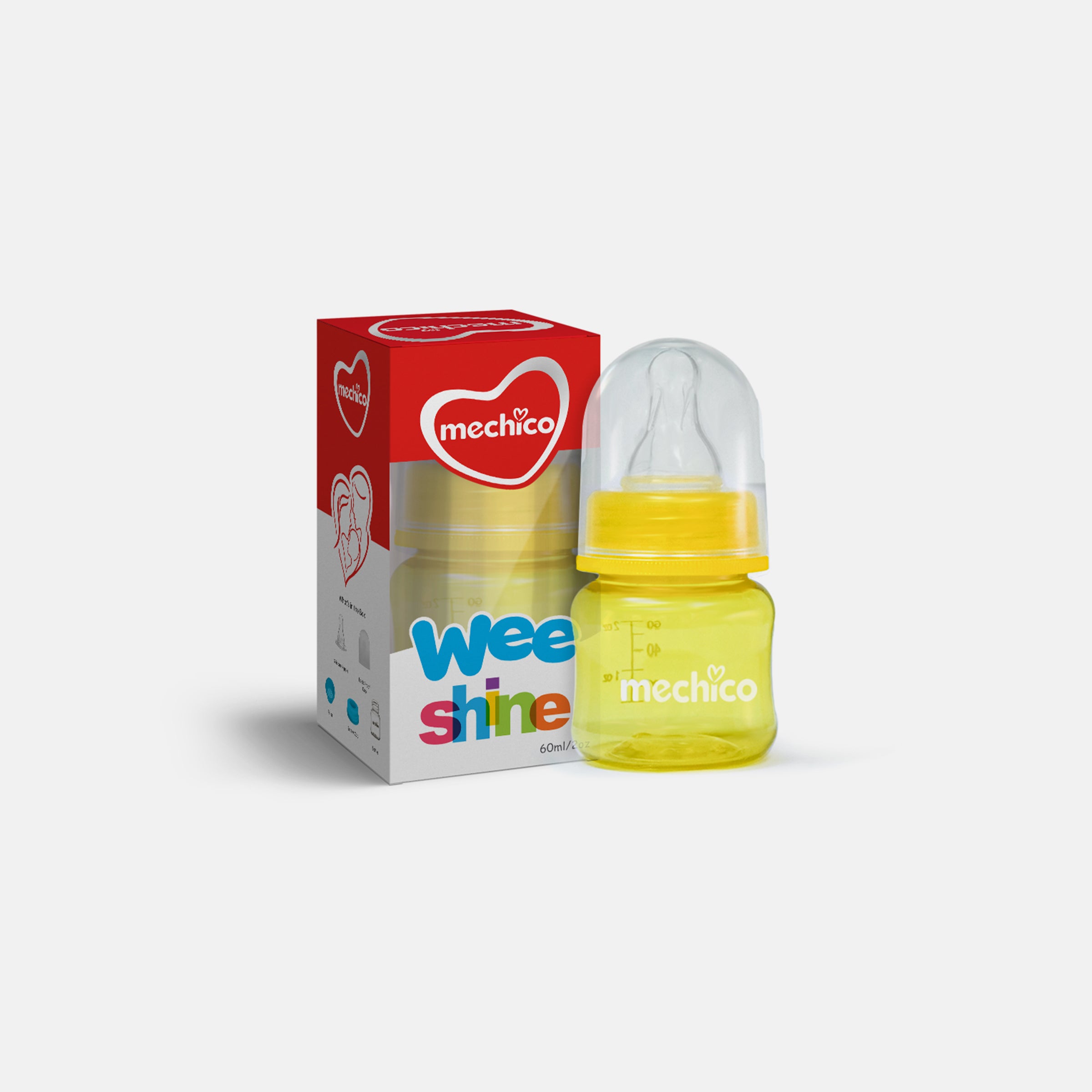 Mechico Baby Wee Shine Feeding Bottle 60ML