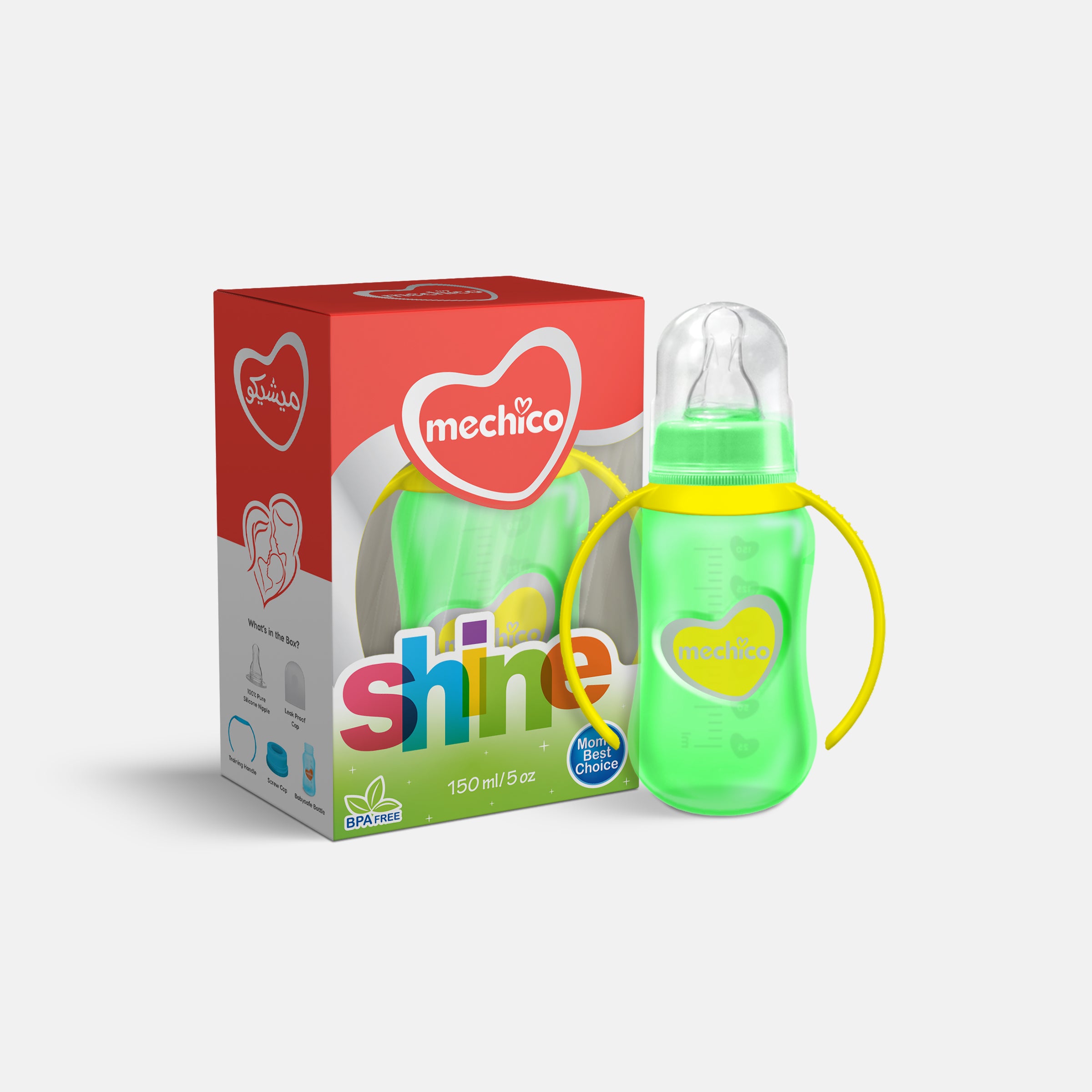 Mechico Baby Shine Feeding Bottle 150ML