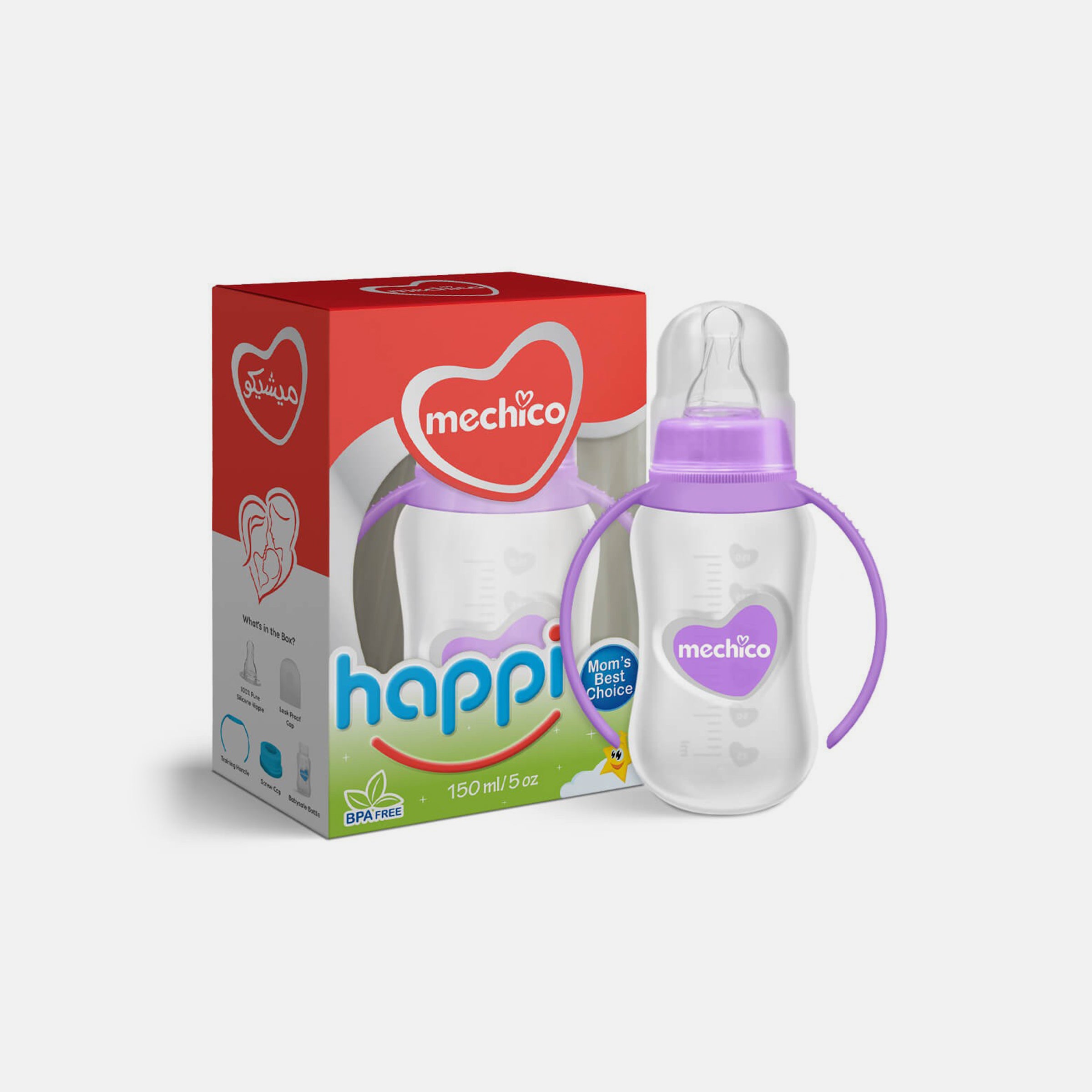 Mechico Baby Happi Feeding Bottle 150ML
