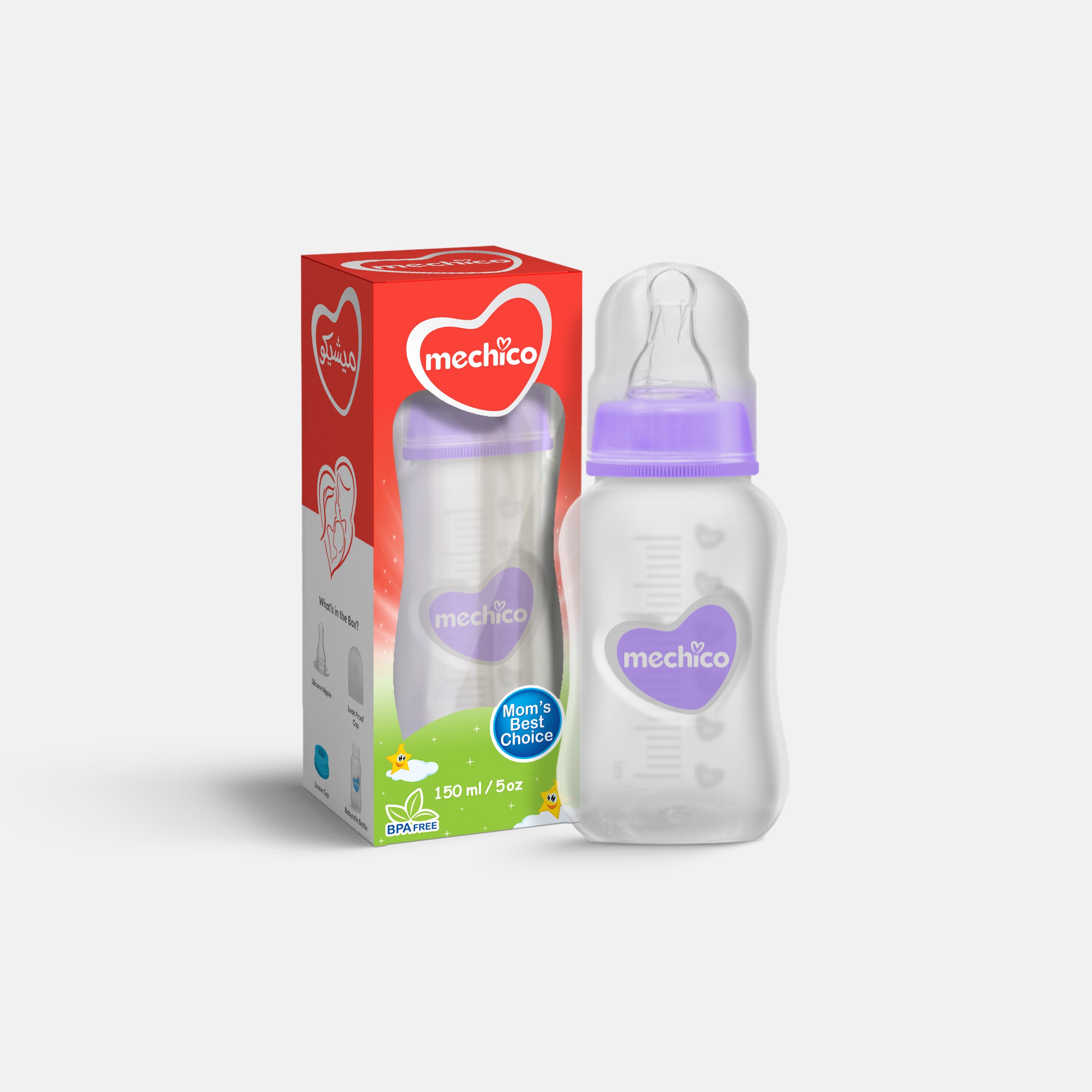 Mechico Baby Regular Feeding Bottle 150ML
