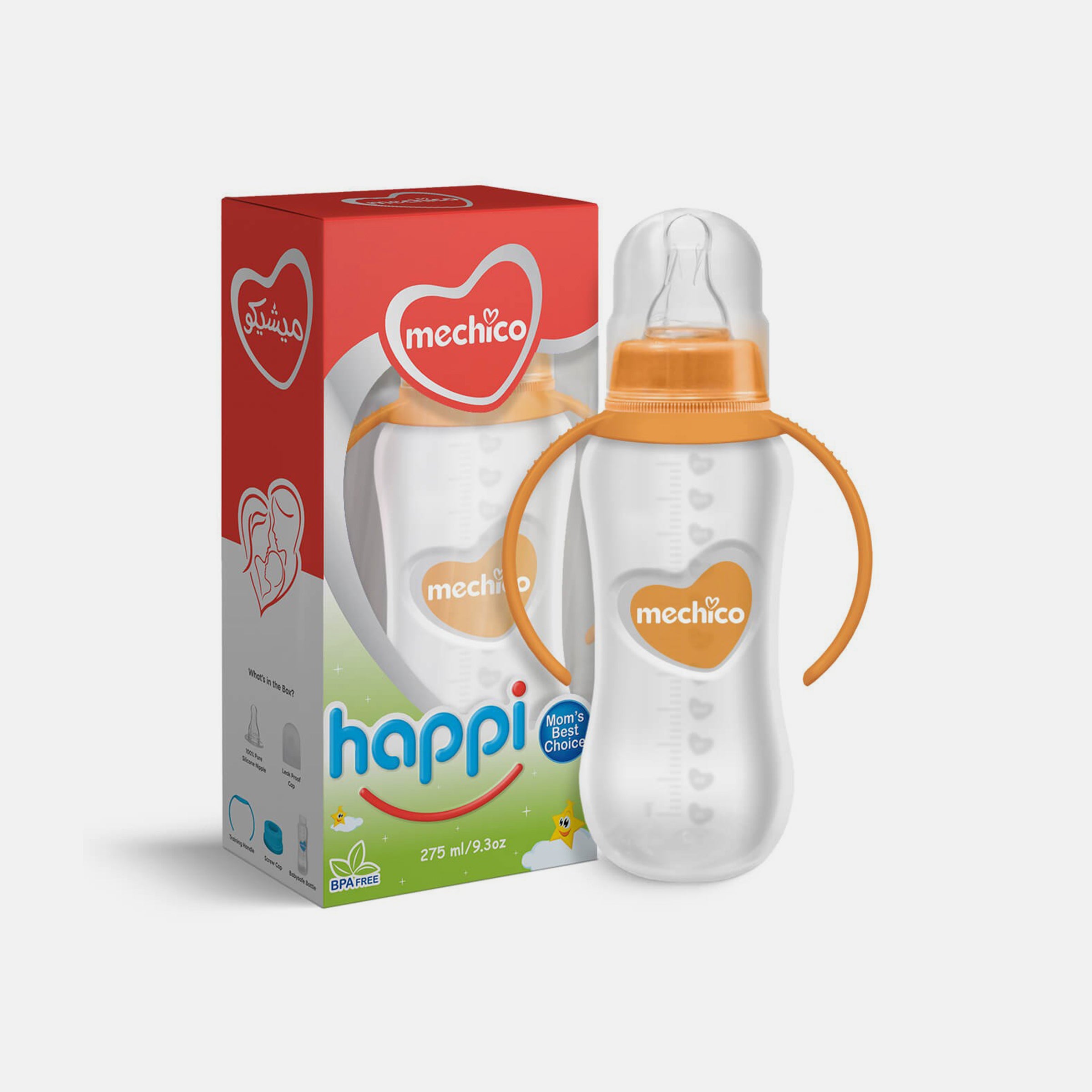 Mechico Baby Happi Feeding Bottle 275ML