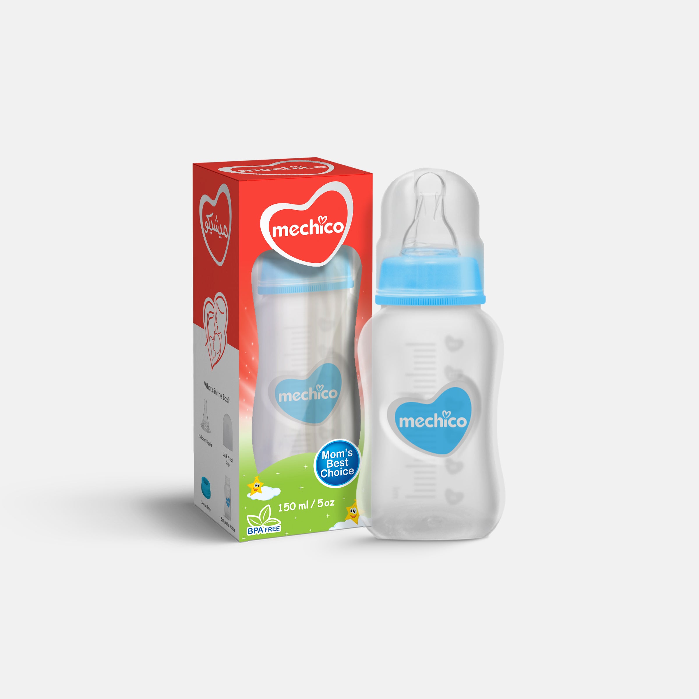 Mechico Baby Regular Feeding Bottle 150ML