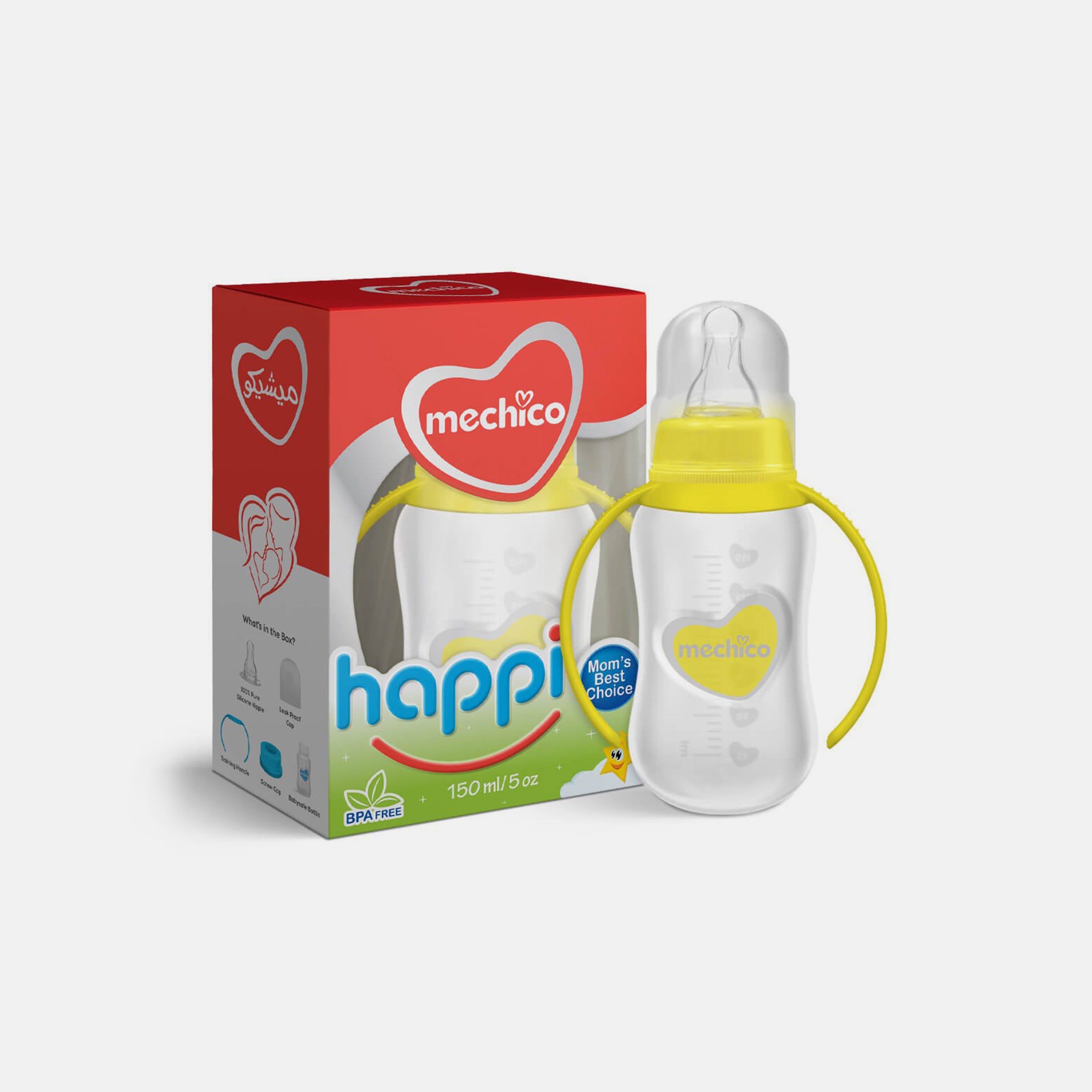 Mechico Baby Happi Feeding Bottle 150ML