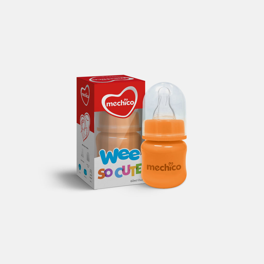 Mechico Baby Wee So Cute Feeding Bottle 60ML
