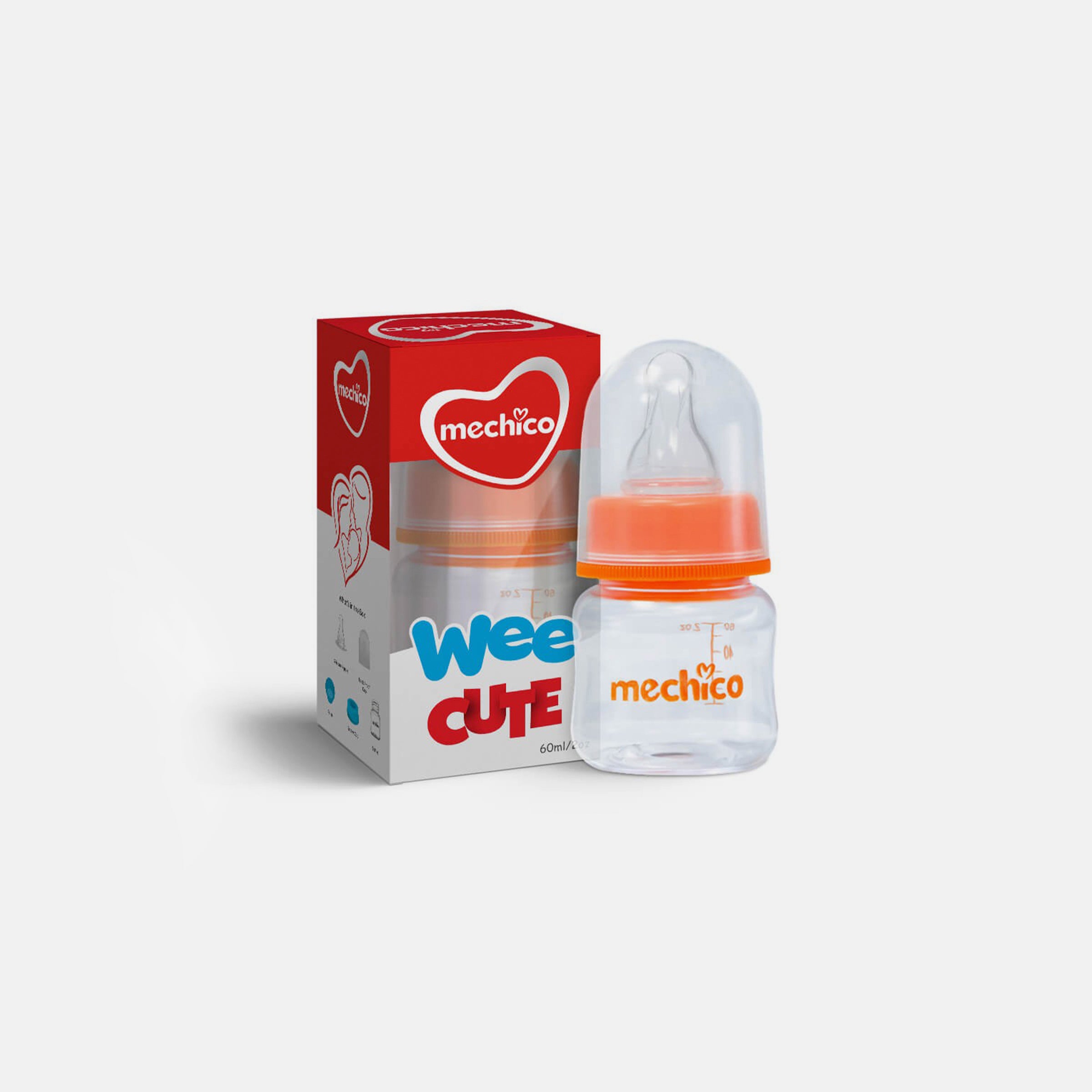 Mechico Baby Wee Regular Feeding Bottle 60ML
