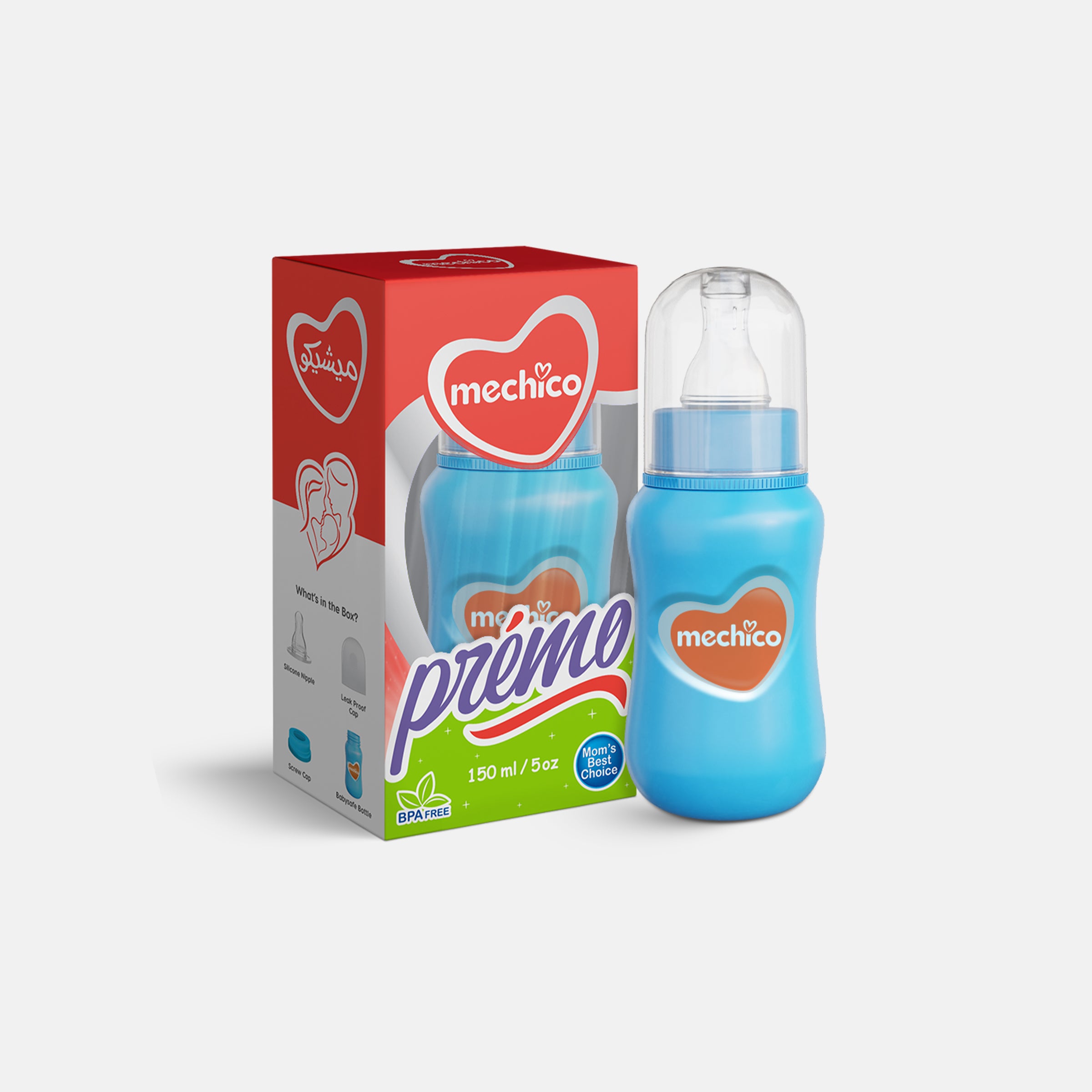 Mechico Baby Premo Feeding Bottle 150ML