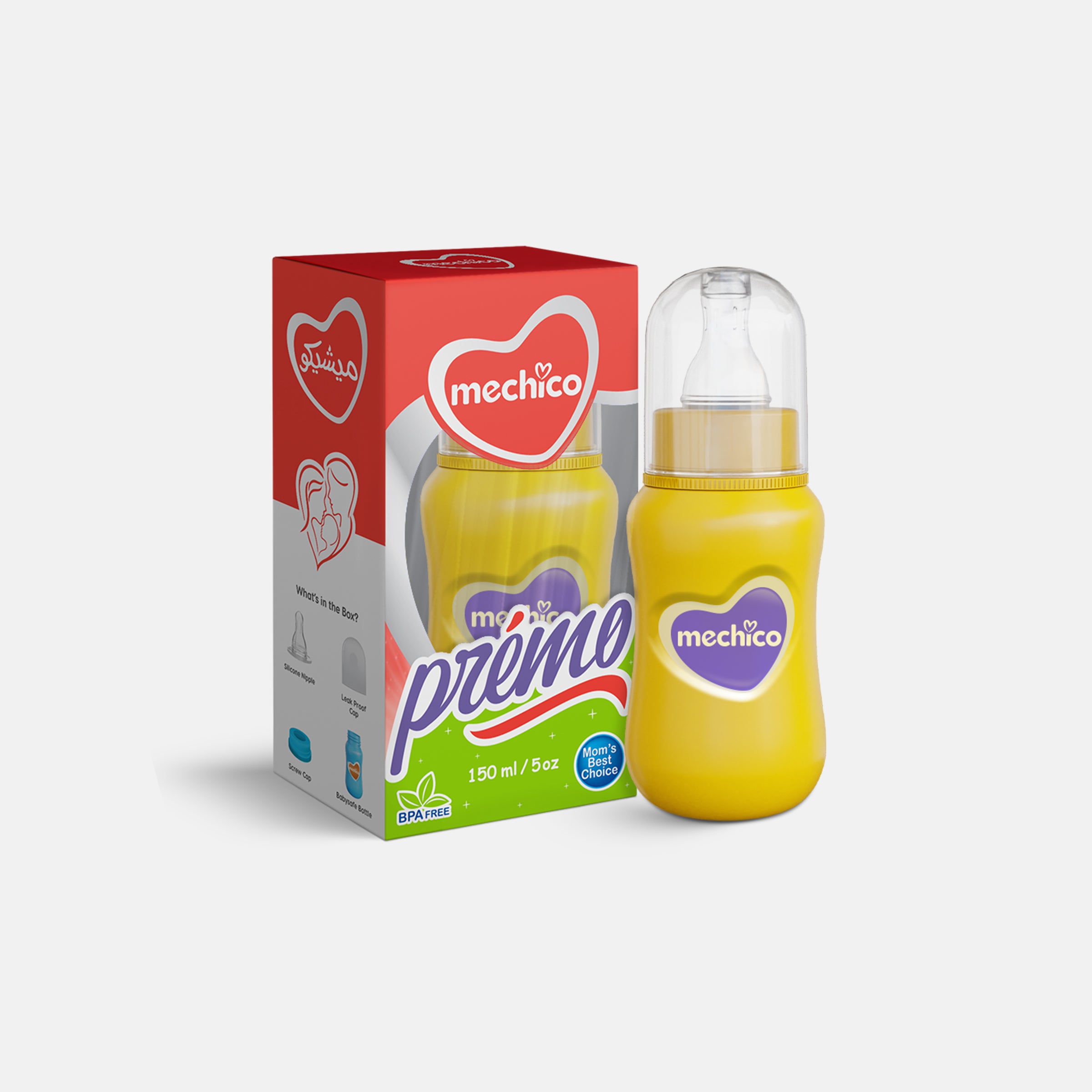 Mechico Baby Premo Feeding Bottle 150ML