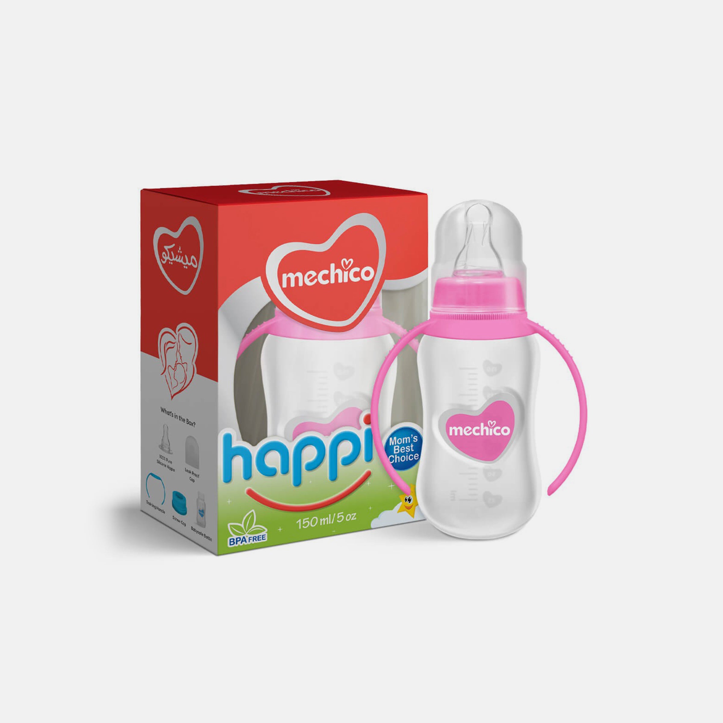 Mechico Baby Happi Feeding Bottle 150ML