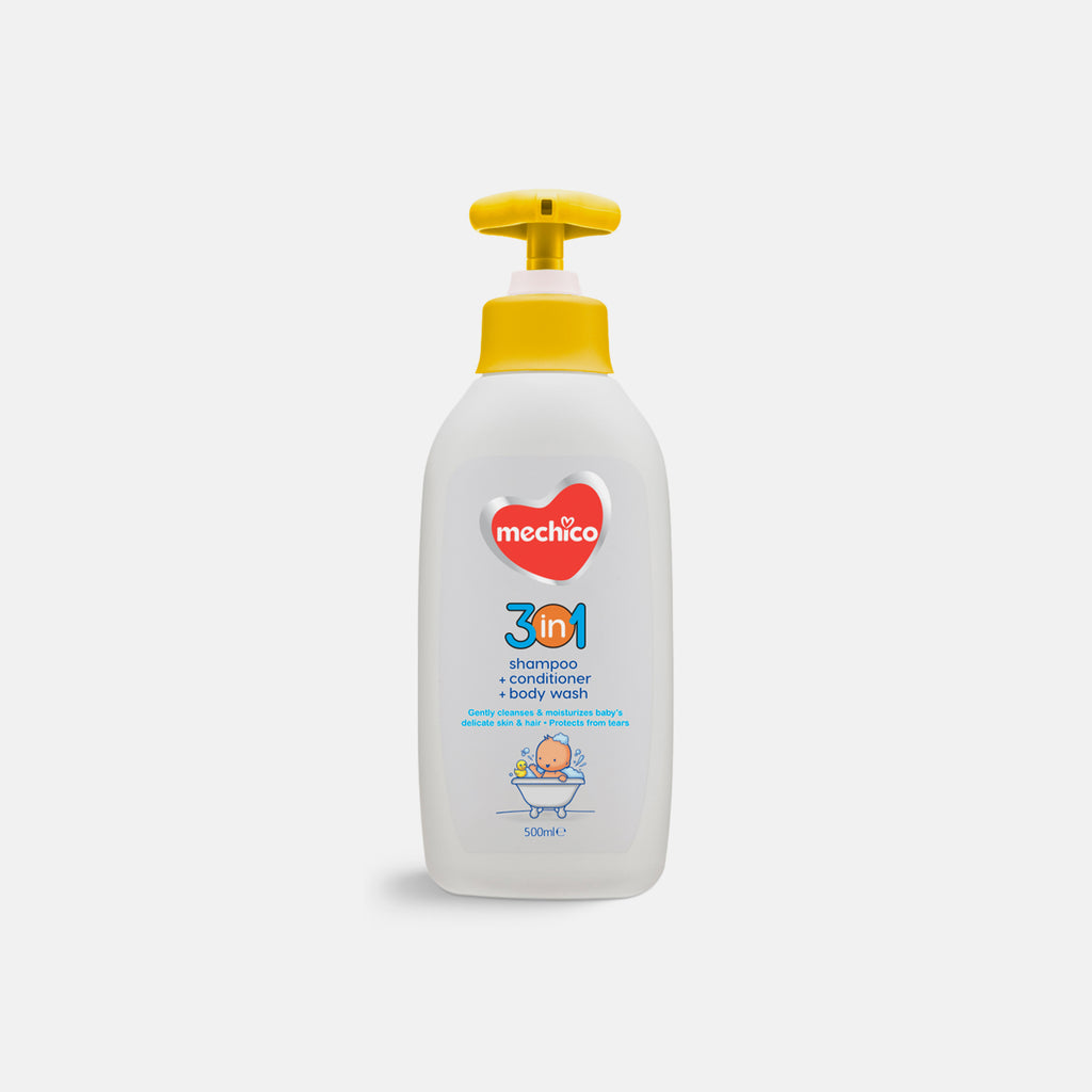 Mechico Baby 3-in-1 Shower Shampoo – 500ML