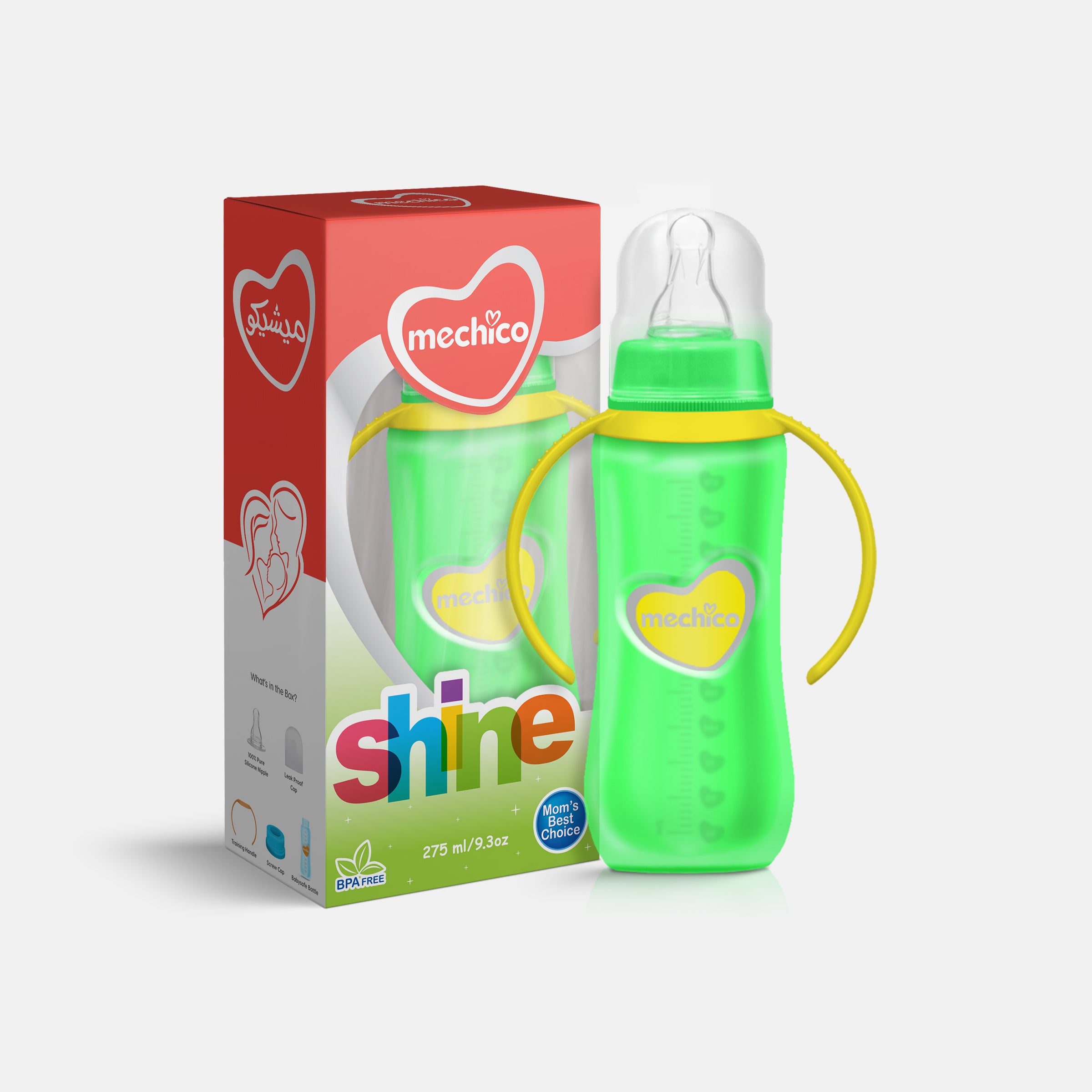 Mechico Baby Shine Feeding Bottle 275ML