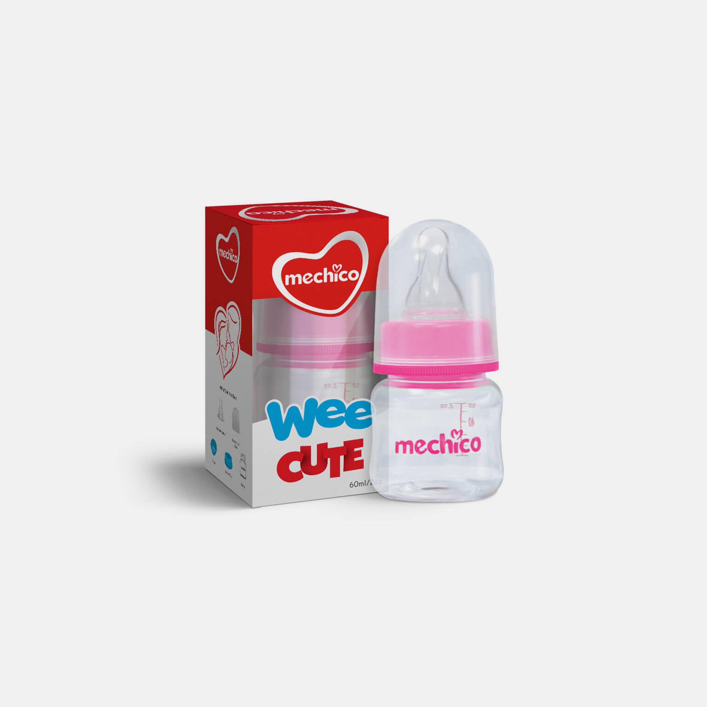 Mechico Baby Wee Regular Feeding Bottle 60ML