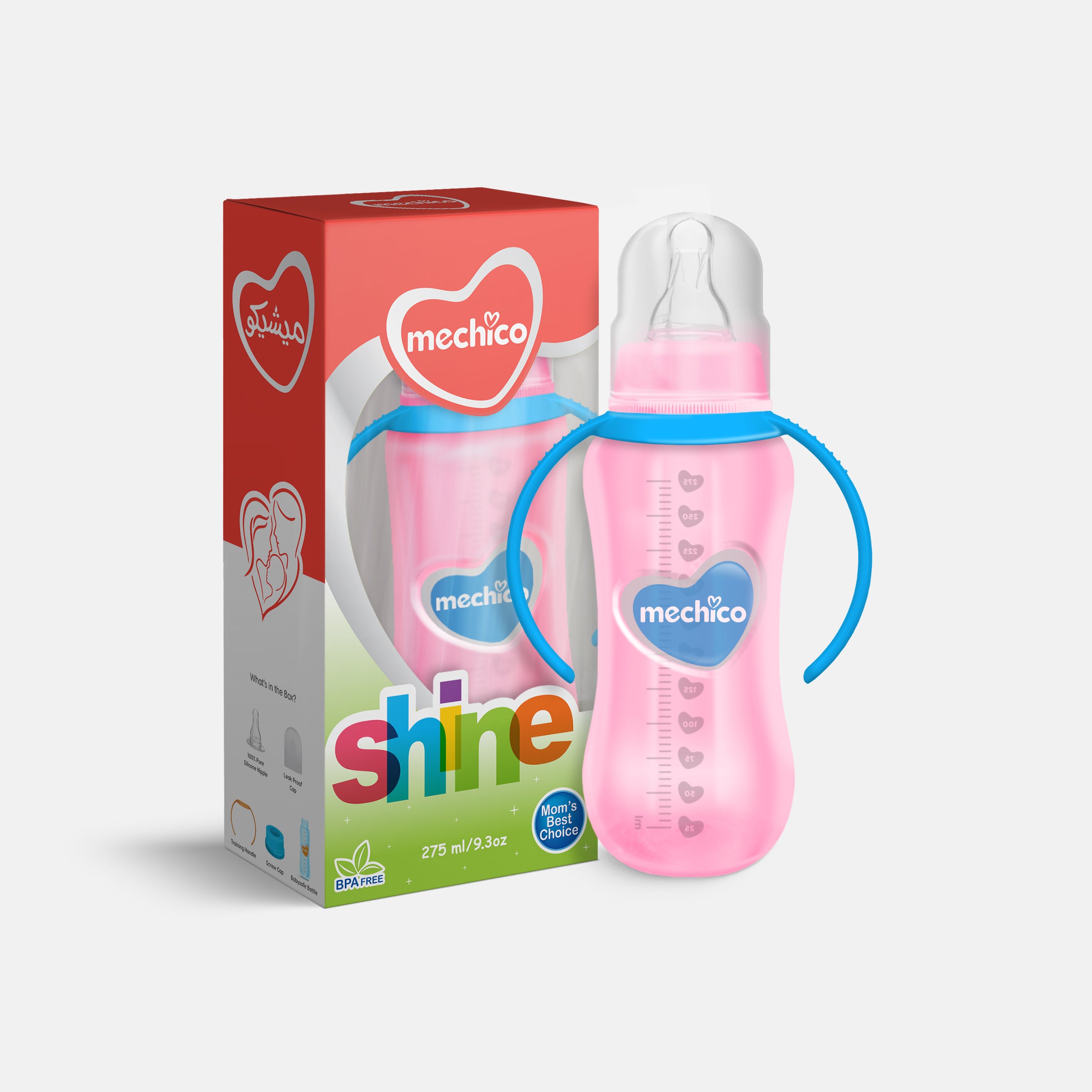 Mechico Baby Shine Feeding Bottle 275ML