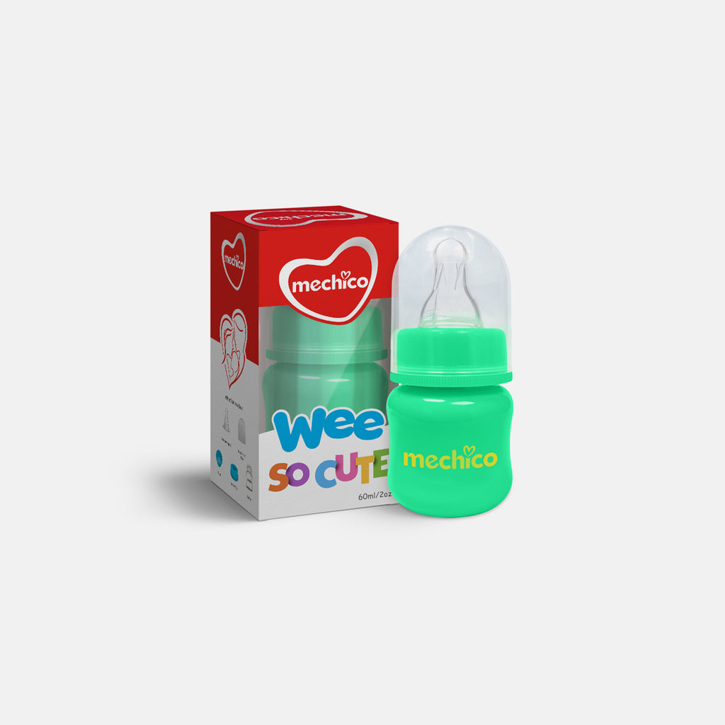 Mechico Baby Wee So Cute Feeding Bottle 60ML