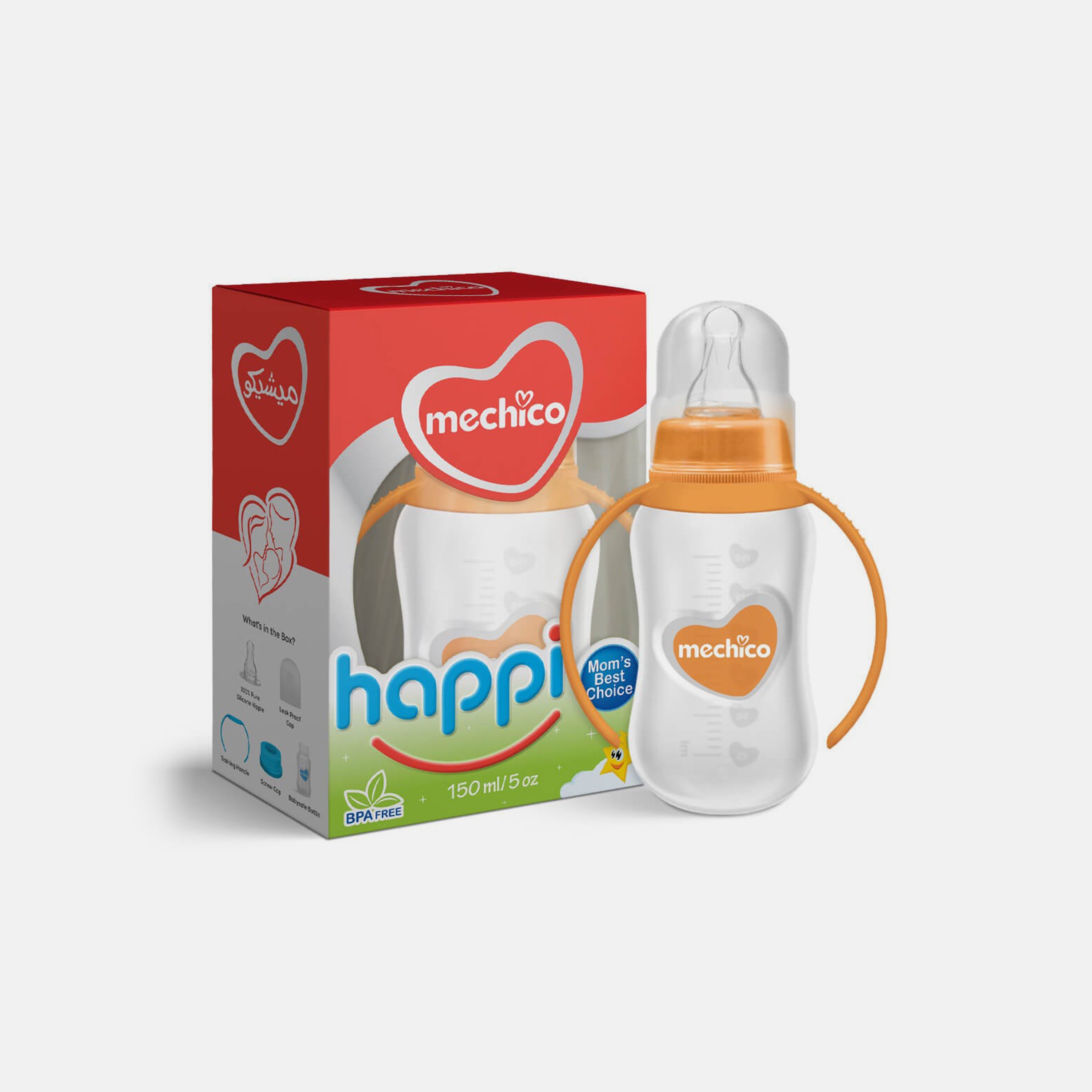 Mechico Baby Happi Feeding Bottle 150ML