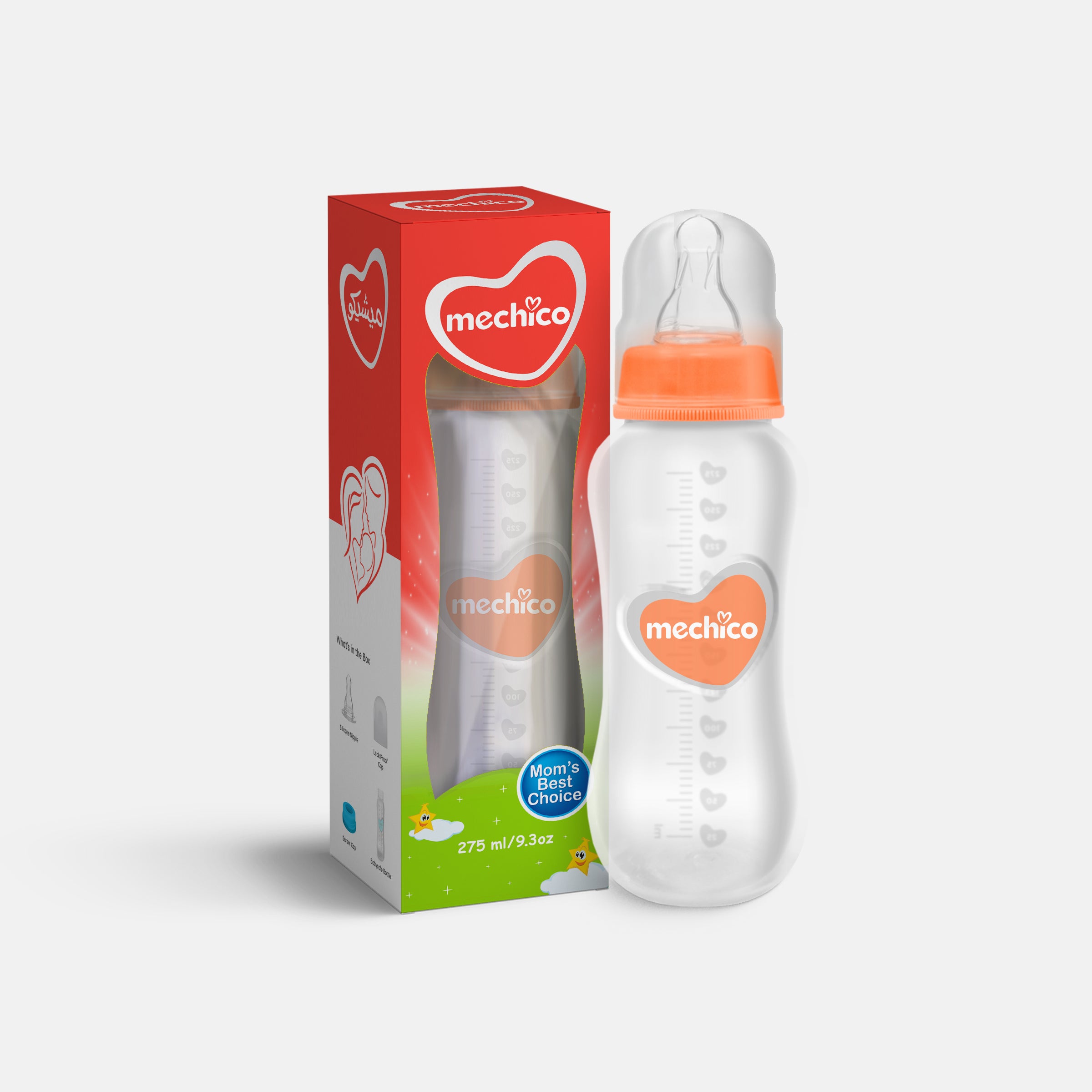 Mechico Baby Regular Feeding Bottle 275ML