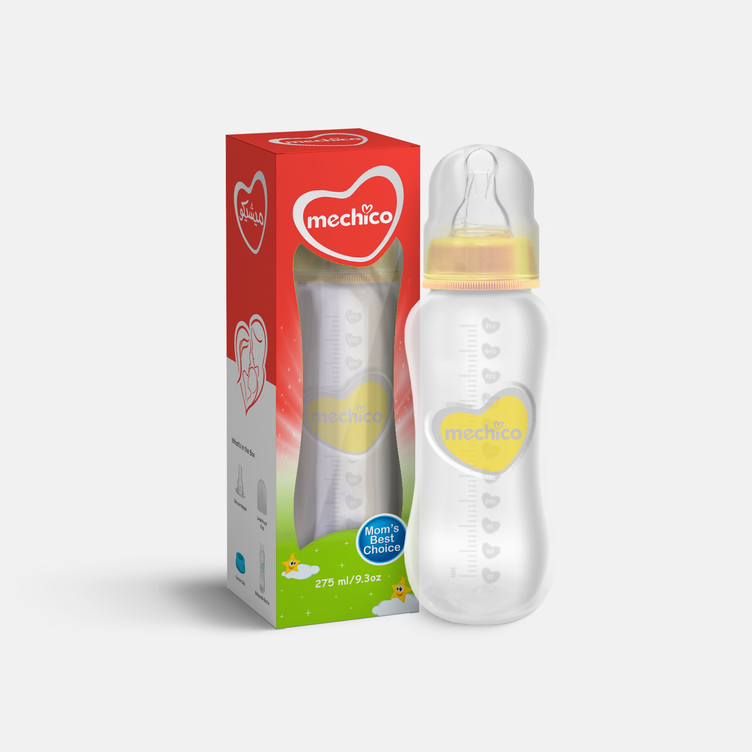 Mechico Baby Regular Feeding Bottle 275ML